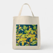 秋の果実オンザスーパーマーケットトート トートバッグ (裏面)