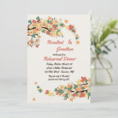 秋の枝の招待状 招待状 (スタンド正面)