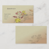 秋の枝 名刺 (正面/裏面)