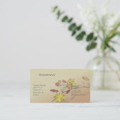 秋の枝 名刺 (スタンド正面)