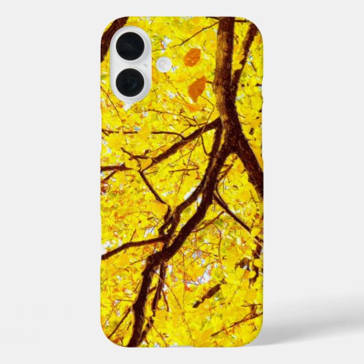 秋の枝 – 黄金色 Case-Mate iPhoneケース (裏面)