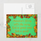 秋の栄光 ポストカード (正面/裏面)