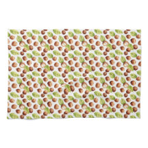 秋の栗のシームレスなパターン