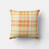 秋の格子模様 クッション (裏面)