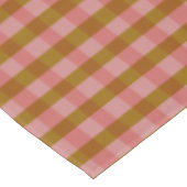 秋の格子素朴模様   テーブルクロス (アングル)