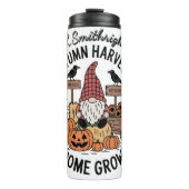 秋の格言と収穫風景 タンブラー (正面)