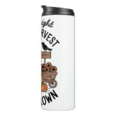 秋の格言と収穫風景 タンブラー (回転右)