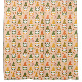 秋の格言の森 シャワーカーテン (正面)