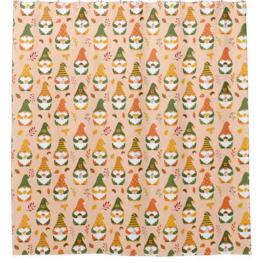 秋の格言の森 シャワーカーテン (正面)