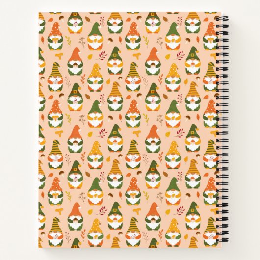 秋の格言の森 ノートブック (裏面)