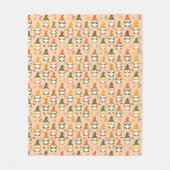 秋の格言の森 フリースブランケット (正面)