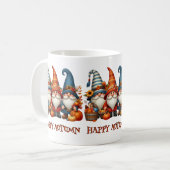 秋の格言マグ コーヒーマグカップ (正面左)