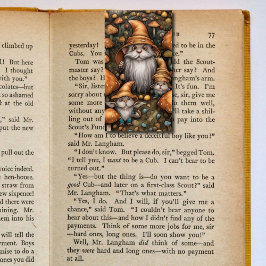 秋の格言猫折りブックマーク 名刺