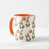 秋の格言秋シーズンハロウィーン マグカップ (正面左)