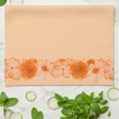 秋の桃のキッチンタオル キッチンタオル (折り畳み)