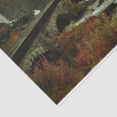 秋の森と川の風景 薄葉紙 (詳細)