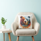 秋の森に忍び込む クッション (椅子)