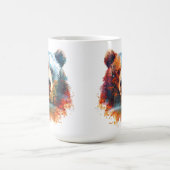 秋の森に忍び込む コーヒーマグカップ (中央)