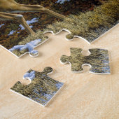 秋の森に生息するシジラシカ ジグソーパズル (側面)