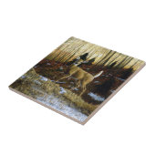 秋の森に生息するシジラシカ タイル (側面)