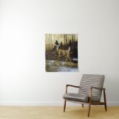 秋の森に生息するシジラシカ タペストリー (インサイチュ)