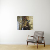 秋の森に生息するシジラシカ タペストリー (インサイチュ(横))