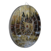 秋の森に生息するシジラシカ ダーツボード (正面左)