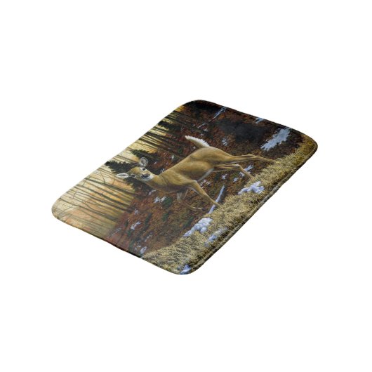 秋の森に生息するシジラシカ バスマット (アングル)