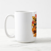 秋の森のささやきデザイン コーヒーマグカップ (左)