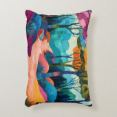 秋の森のアクセント枕 アクセントクッション (正面(垂直))