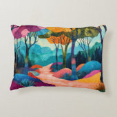 秋の森のアクセント枕 アクセントクッション (裏面)