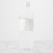 秋の森のクマのベビーシャワー ペットボトルラベル (裏面)