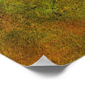 秋の森のジャックラッセル ポスター (角)