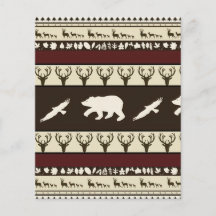 秋の森のスクラップブックの背景