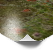 秋の森のタペストリーのポスターtriptyのデアー フォトプリント            (角)