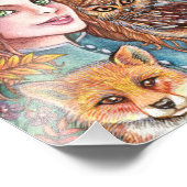 秋の森のタマー フォトプリント            (角)