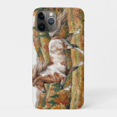 秋の森のフレイ＋アイスランド＋ポニー Case-Mate iPhoneケース (裏)