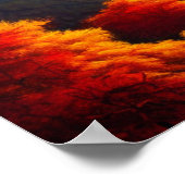 秋の森のポスター ポスター (角)