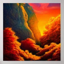 秋の森のポスター ポスター