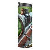 秋の森の中のハンターズビュー タンブラー (回転右)