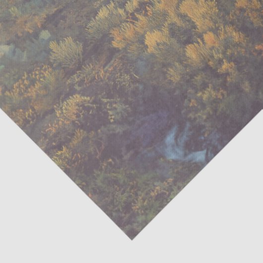 秋の森の中のブルエルク 薄葉紙 (詳細)