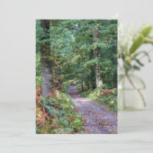 秋の森の中の小道、サンジェルマンの森 招待状 (スタンド正面)