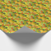 秋の森の全大事な行事ラッ転がプ紙 ラッピングペーパー (角)