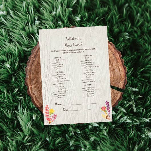 秋の森の動物あなたの財布のゲームの中にあるものを 招待状