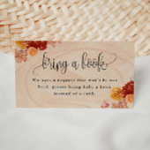 秋の森の動物が囲いカードを持ち込む 名刺