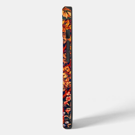 秋の森の動物の群れ、キジ、赤いフローラ Case-Mate iPhoneケース (裏面 / 左)