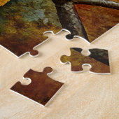 秋の森の動物パズル ジグソーパズル (側面)