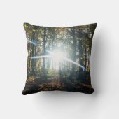 秋の森の太陽 クッション (裏面)