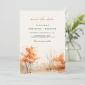 秋の森の恋に落ちる Save The Date セーブザデート (スタンド正面)