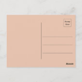 秋の森の水彩鳴鳥 ポストカード (裏面)